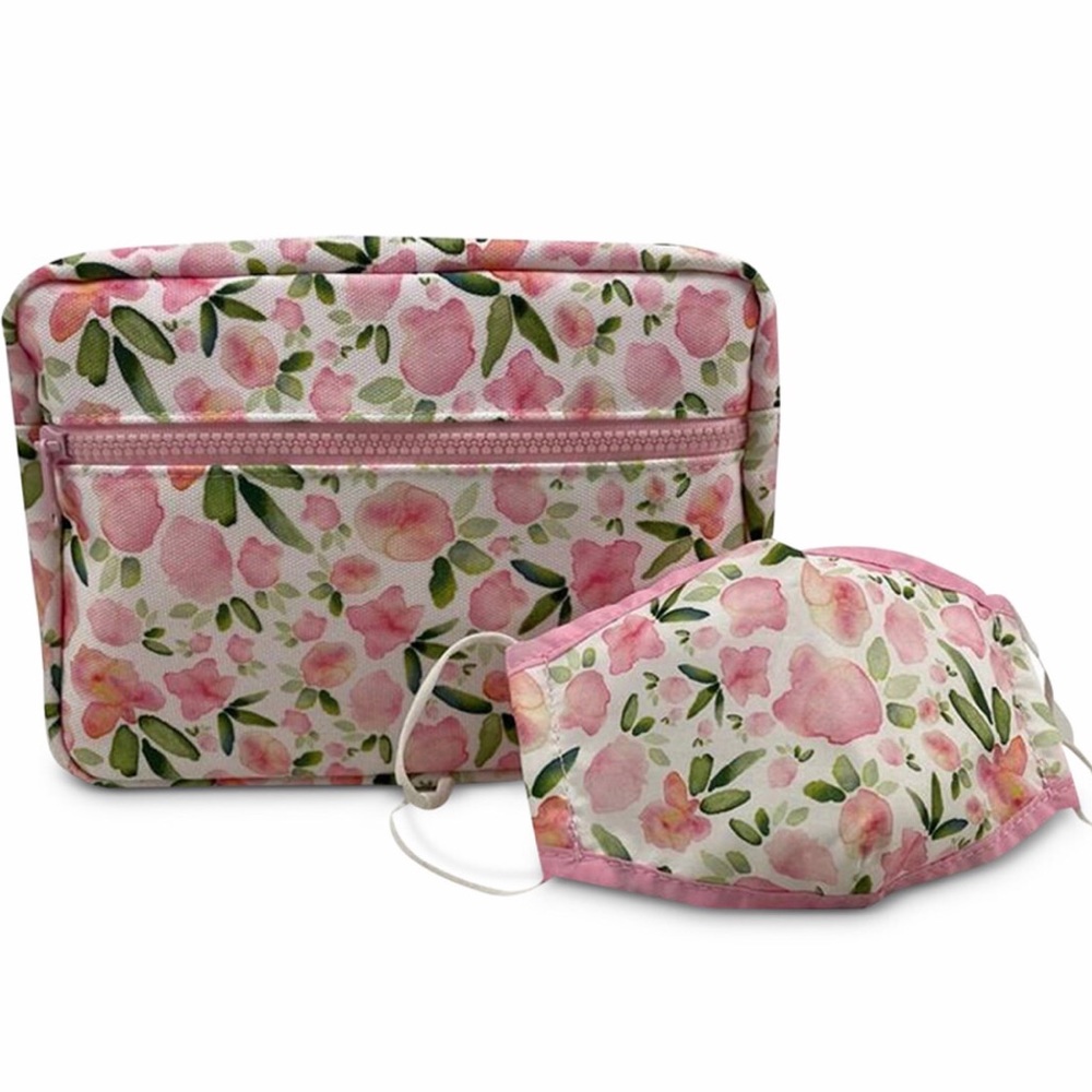 Cosmetics case and Matching Face Mask